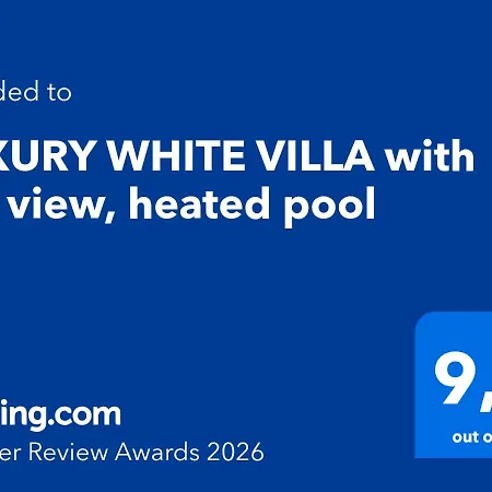 Vila Luxury White With Sea View, Heated Pool Costa Adeje (Tenerife)